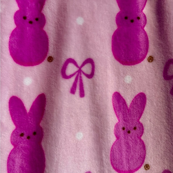 Peeps Pink Plush Throw Blanket - Picture 3 of 3